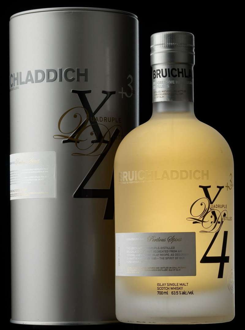 Bruichladdich X4 Quadrupled Whiskey