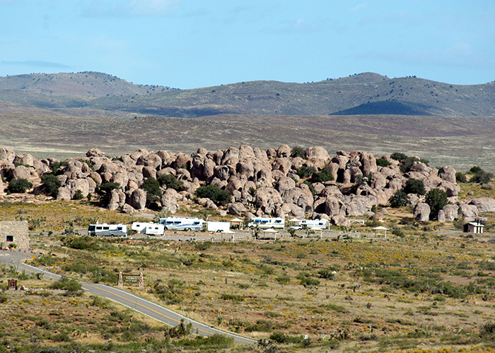 City of Rocks Campground, City of Rocks State Park, New Mexico